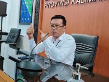 Kepala BPS Kalsel, Martin Wibisono, saat memberikan keterangan. Foto : mediaprospek.com